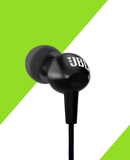 JBL C100SI In-Ear Deep Bass Headphones